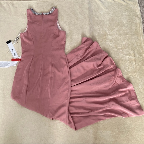 Ieena Mac Duggal 49093 rose pink gown - Picture 6 of 15